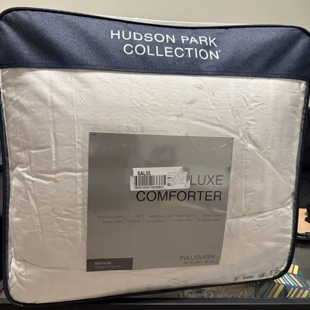 Hudson Park My Luxe Down Medium Weight Full/Queen Comforter